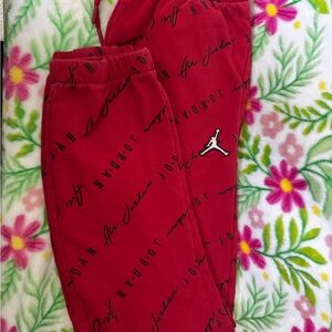 Red Air Jordan Joggers